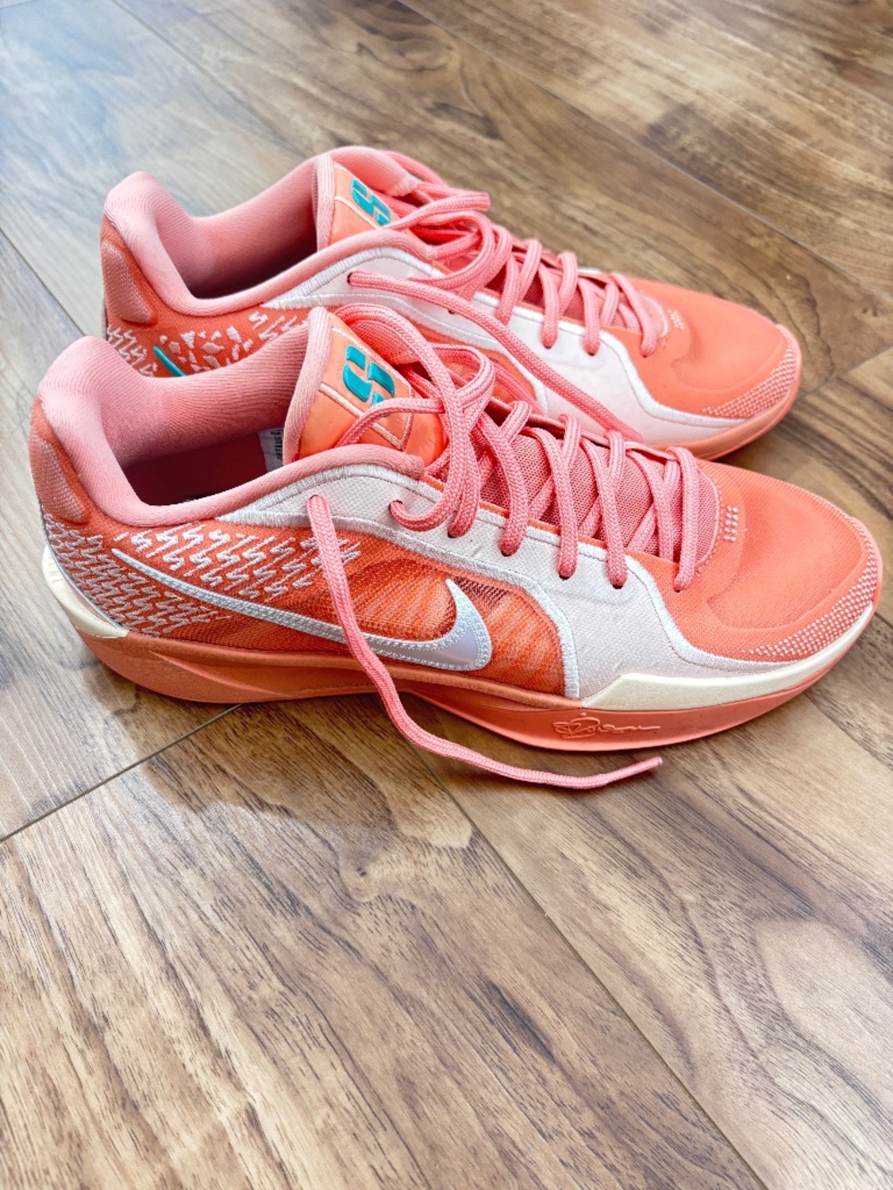 NWT Nike Sabrina 2 Activate Basketball Shoes Women 10 Apricot Agate Coral